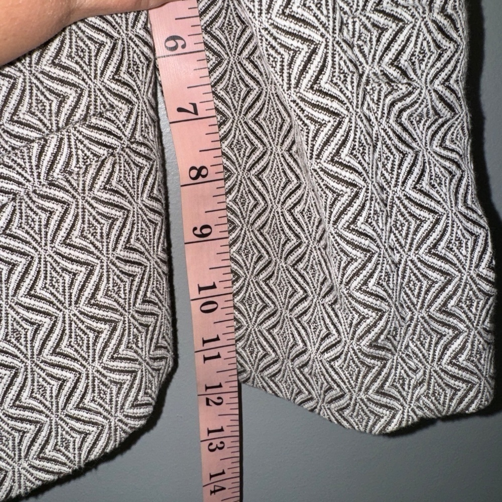 EUC Anthropologie Coquille Eyes For You Geometric Print Crop Blazer Size 6 - Picture 7 of 10